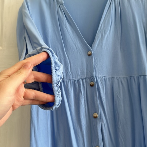 TIERED MIDI DRESS - Picture 2 of 7